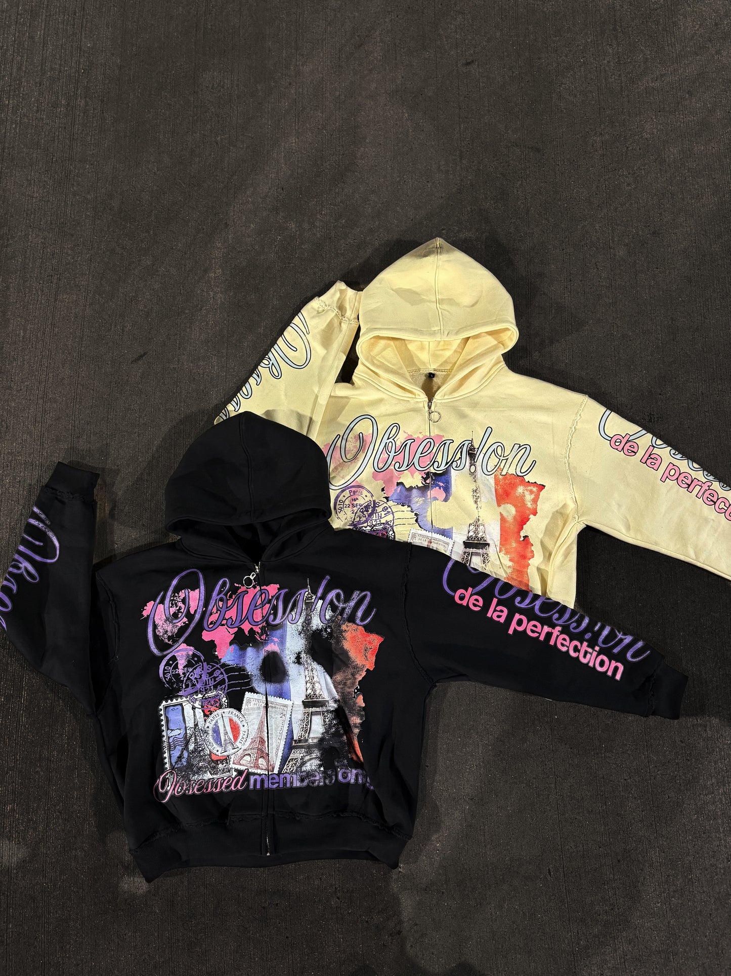 WELCOME TO FRANCE Zip ups