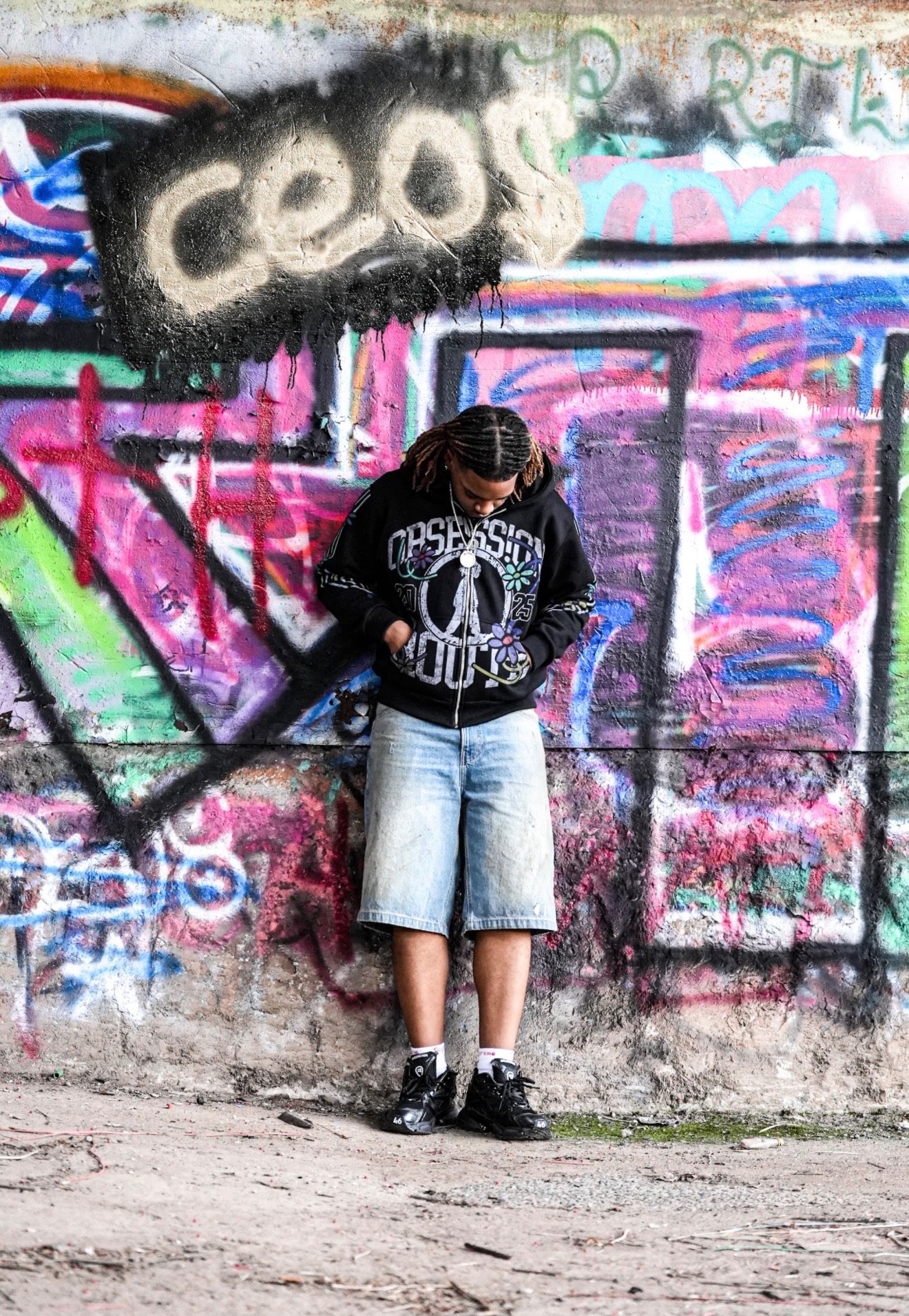 Black Obsess!on Zip-Up