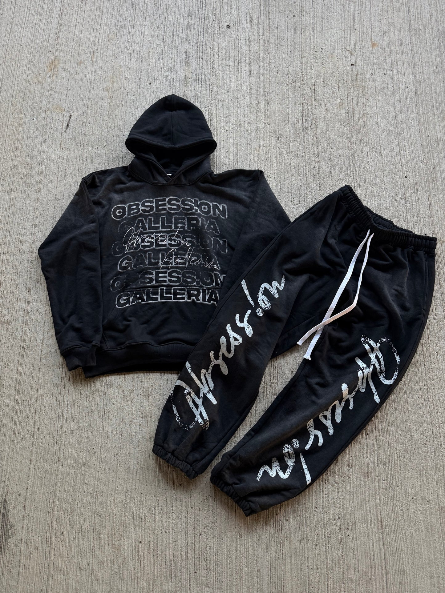 STATEMENT Sweatsuit "Ashy Black"
