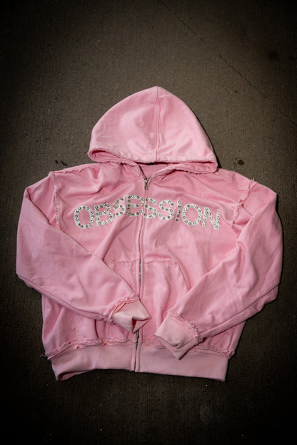 Pink blossom Zip-Up