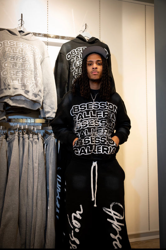 STATEMENT sweatsuit “Ashy Black”