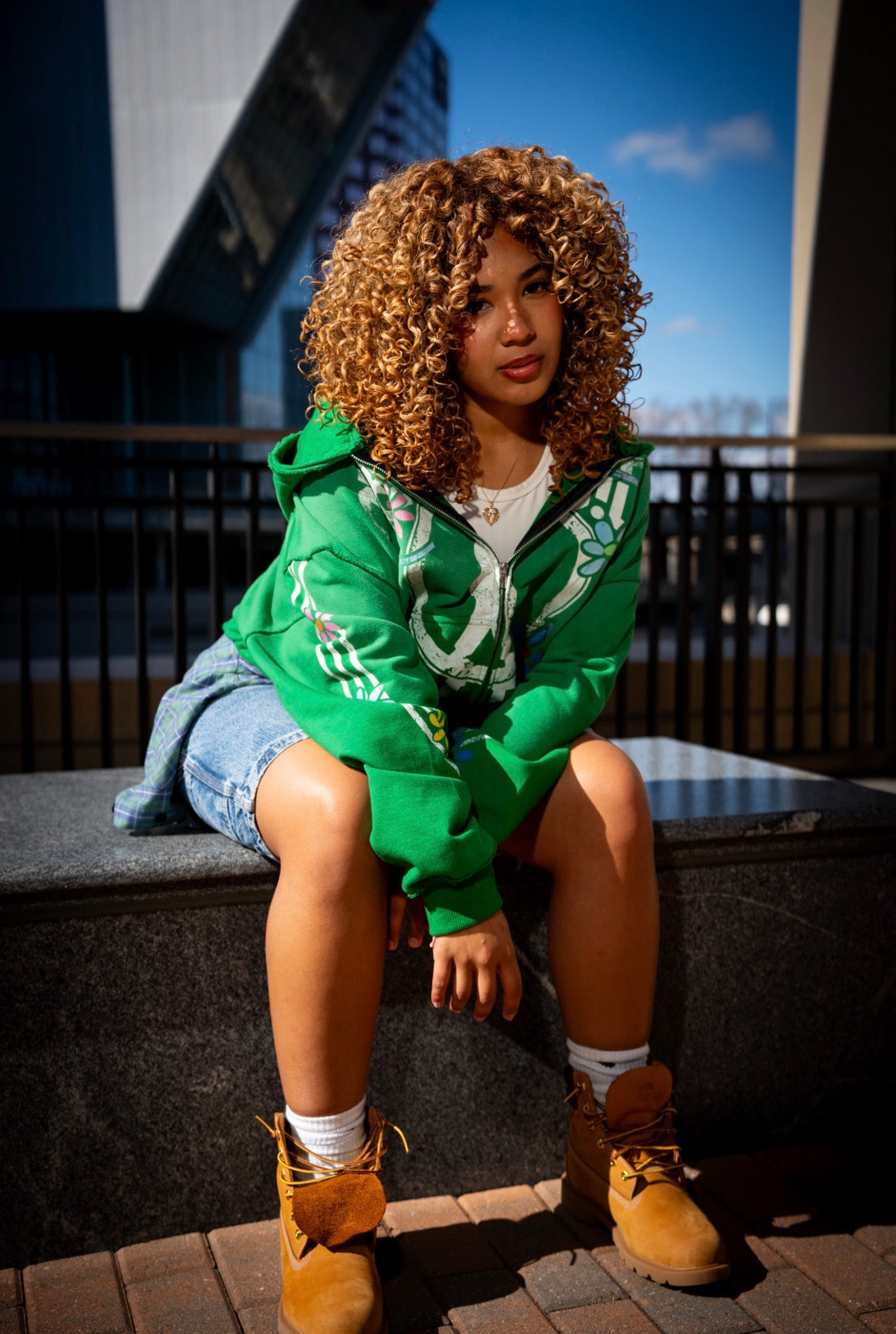 Peace & Love Zip-Up