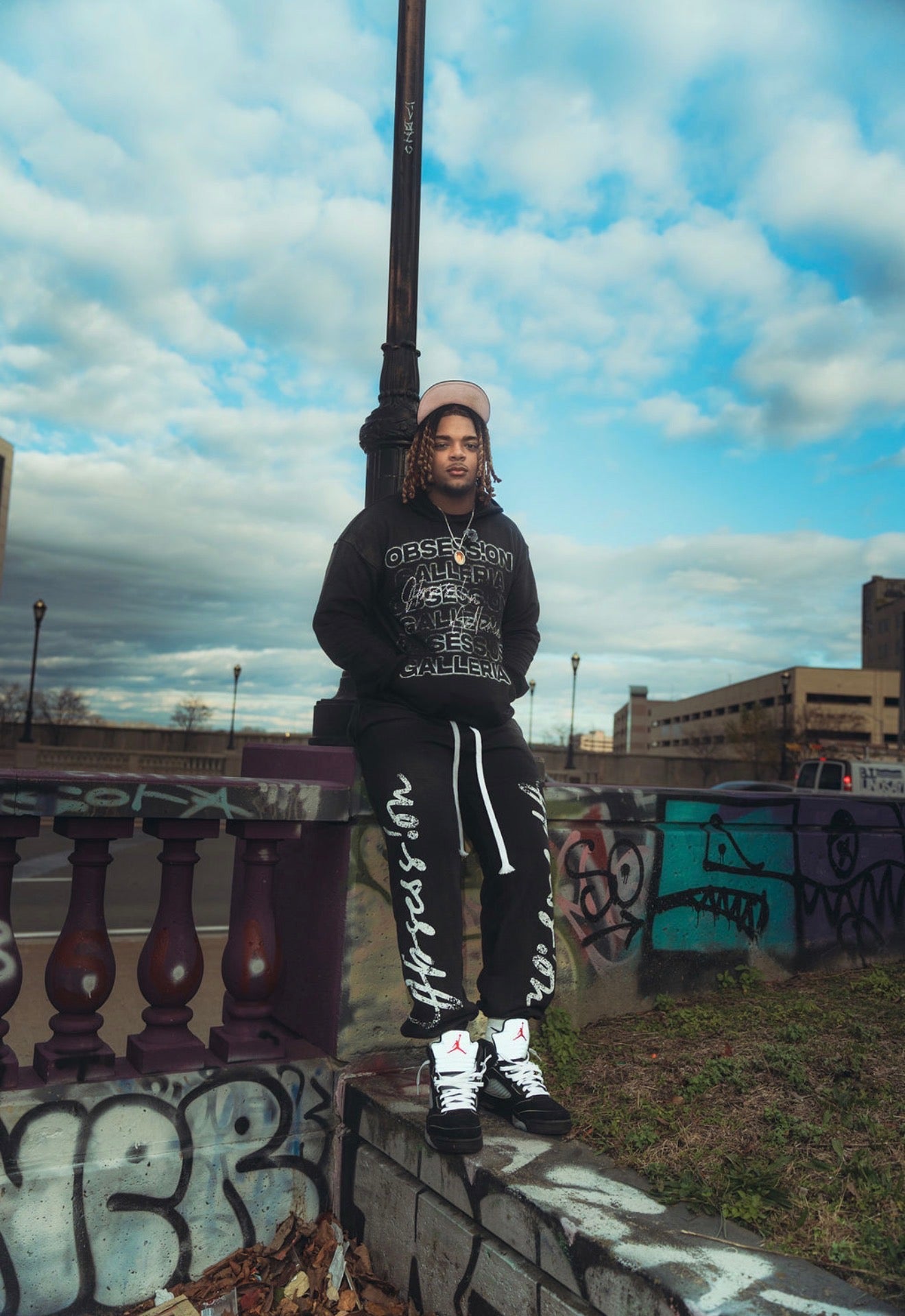 STATEMENT Sweatsuit "Ashy Black"