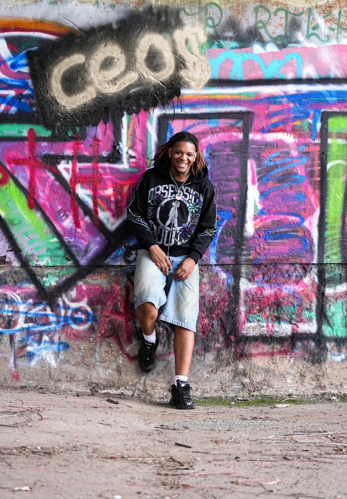 Black Obsess!on Zip-Up